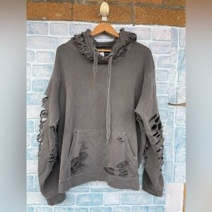 NSF  Destroyed French Terry Hoodie men’s size small